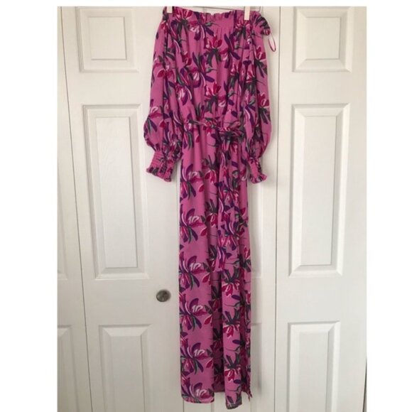 WAYF Cassidy Off the Shoulder Maxi Dress - Picture 6 of 11